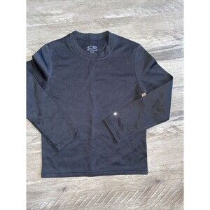 Champion Boys Small Black Thermal Long sleeve Shirt Base Layer